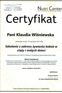 Certfikat-Szkolenie-z-Zakresu-ywienia-Kobiet-w-Ciy-i-Maych-Dzieci_Klaudia-Winiewska