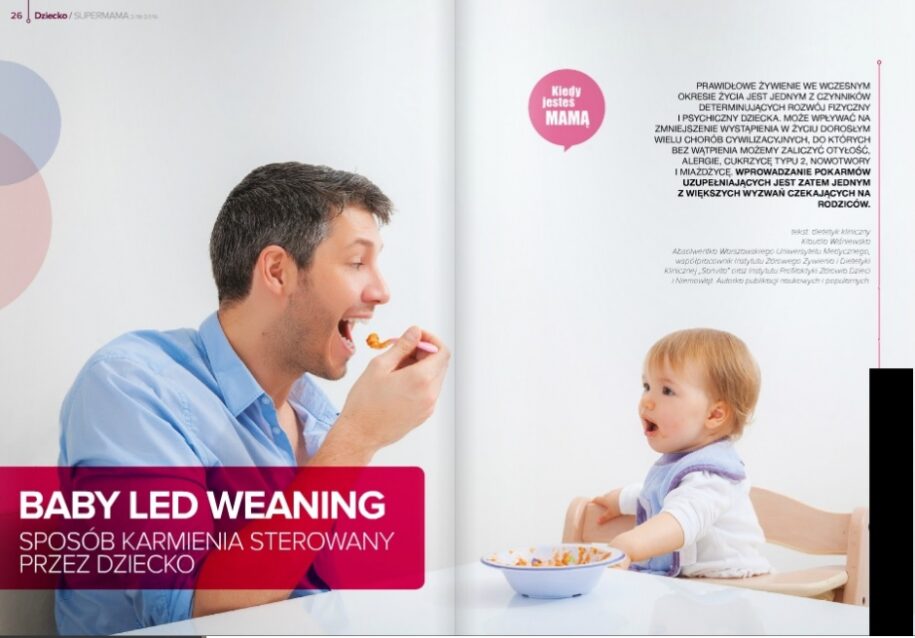 BABY LED WEANING – sposób karmienia sterowany przez dziecko